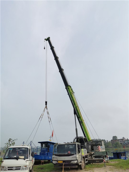 黔西南桥梁建设吊装案例